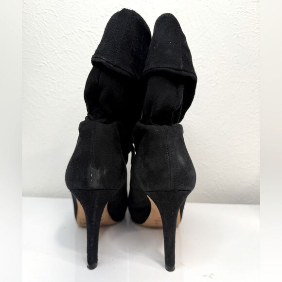 Kate Spade Suede Tie-Up Stiletto Booties Size 8 VGUC - Picture 5 of 7